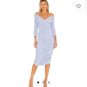STUNNER Norma Kamala Midi Dress Revolve Collab